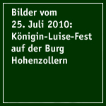 Bilder vom 25. Juli 2010: Burg Hohenzollern